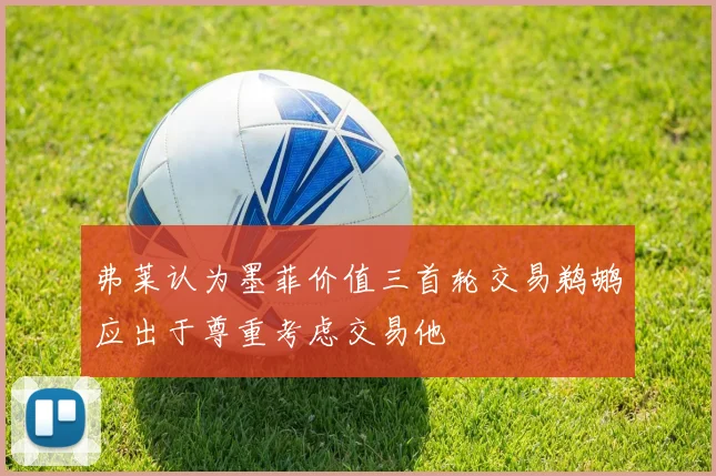 弗莱认为墨菲价值三首轮交易鹈鹕应出于尊重考虑交易他